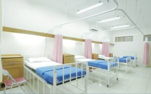 illustration lits d'hôpital